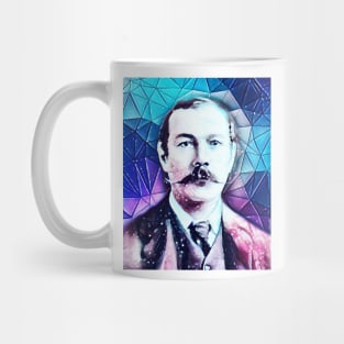 Arthur Conan Doyle Snow Portrait | Arthur Conan Doyle Artwork 5 Mug